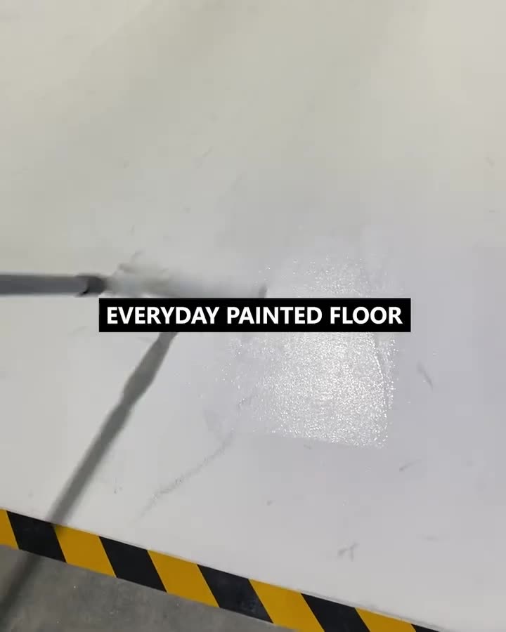 Freshly painted floor, every day